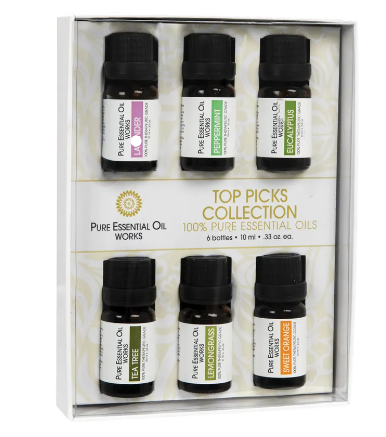 Pure Essential Oil Works Top Picks Collection 6pc